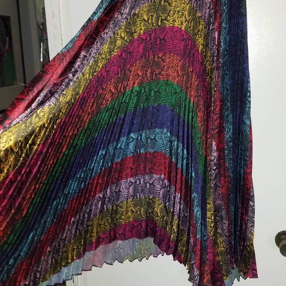 Gorgeous Alice and Oliva Pleated Maxi Skirt